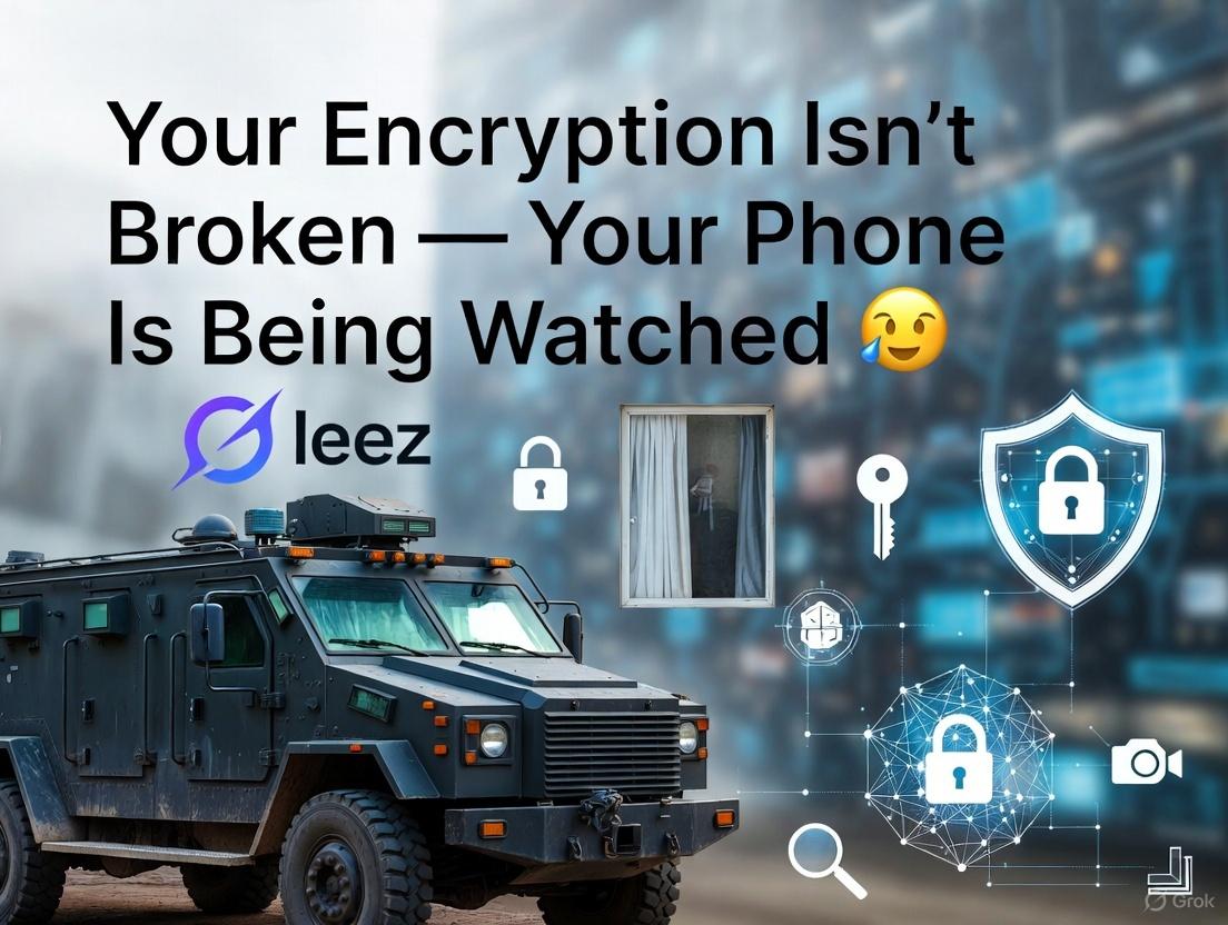Your Encryption Isn't Broken — Your Phone Is Being Watched 👀